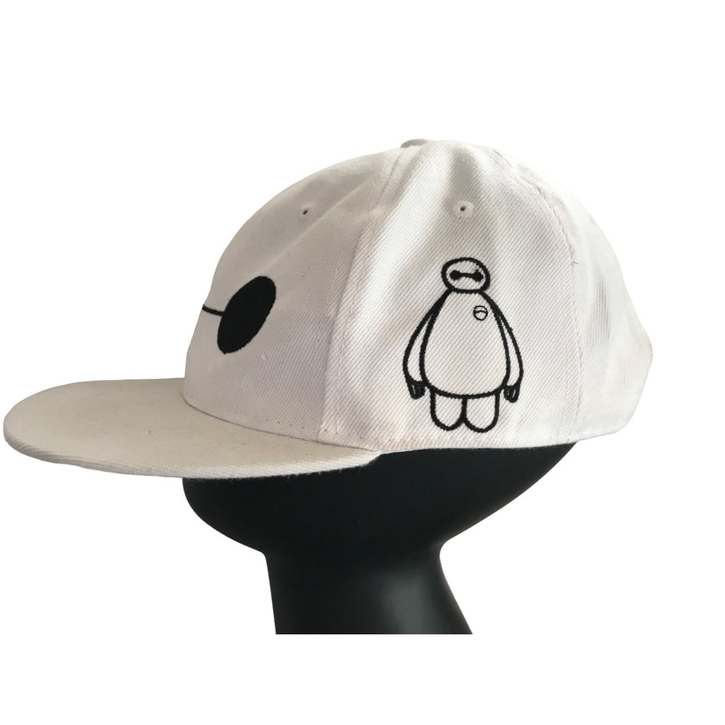 Big Hero Pods White Black Snap Back Cap Hat Lid Trucker Retro Vintage